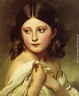 A Young Girl called Princess Charlotte by Franz Xavier Winterhalter